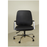 Cadeira de Escritório Couro Cadeira de Escritório Couro