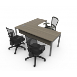 mesa de escritório diretoria em l preço Centro mesa de escritório diretoria em l preço Centro