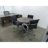 sala de reunião com mesa redonda Cidade Jardim sala de reunião com mesa redonda Cidade Jardim